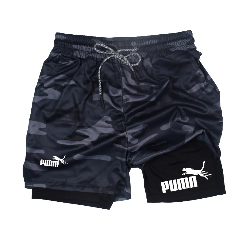 شورت رجالي صيفي مزدوج الطبقات  - مراجعة Compression Shorts Athletes وسعره